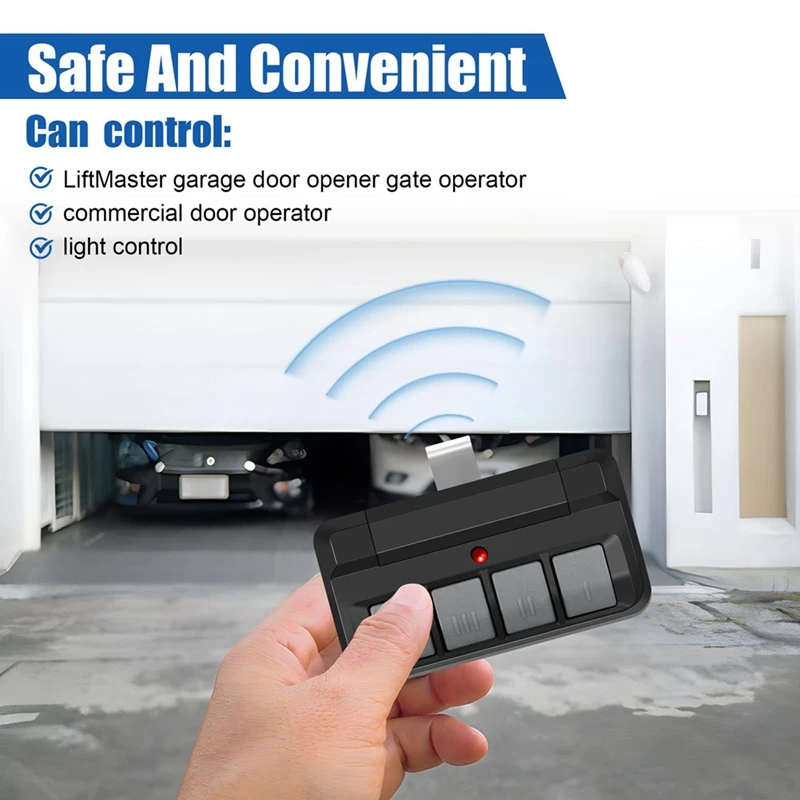 AEE7-2Pack 894LT Door Opener Remote Replaces 811LM 61LM 361LM Remote Learning Garage Remote Control Compatible For Liftmaster