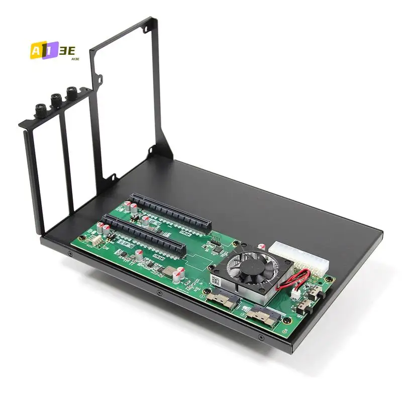

A13E — внешняя док-станция с двумя слотами для карт Slimsas Pcie4.0X16 для ноутбука, адаптер для внешней видеокарты Pcie4.0–8654