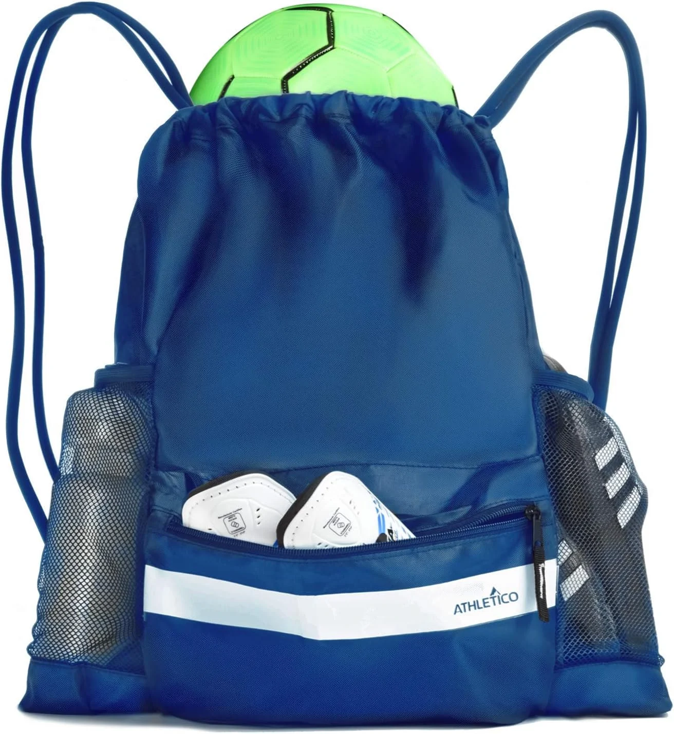 

Versatile Sports Backpack for Kids - Ideal for Soccer, Basketball, Volleyball with Adjustable Drawstring Design