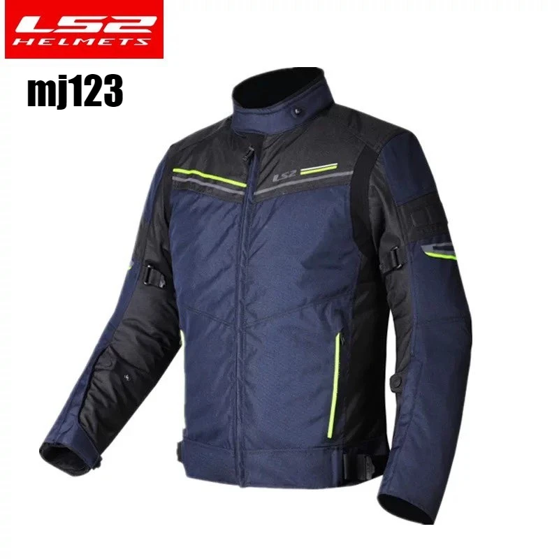 

LS2 Мотоциклетная куртка Mj123 LJ123 Мужчины Женщины CE Защитное снаряжение Мотоциклетный костюм Непромокаемый снег Тепло Мотоциклетная броня