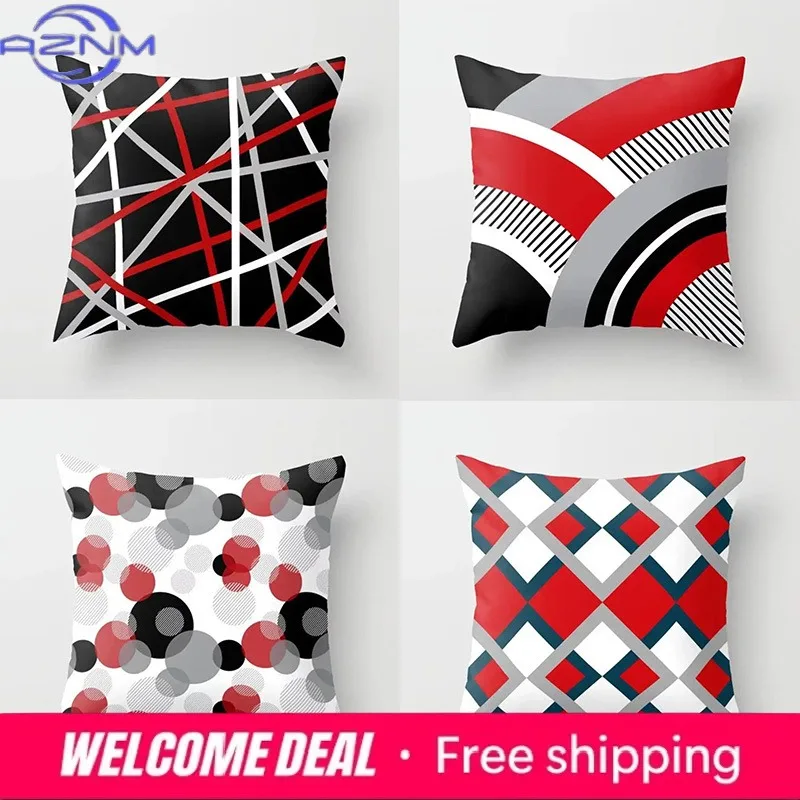 Love Line Circle Pillowcase Office Living Room Home Pillowcase Car Ornaments