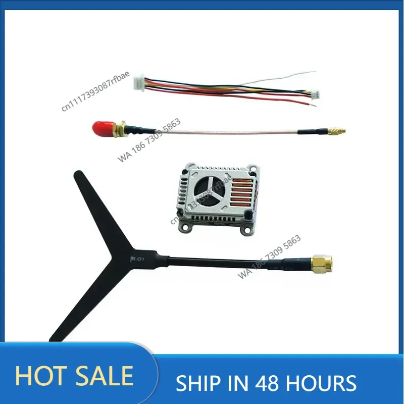 1.2G-1.3G 2W Adjustable FPV Travel Machine VTX 25/2000mW Image Transmission Transmitter for Accessories