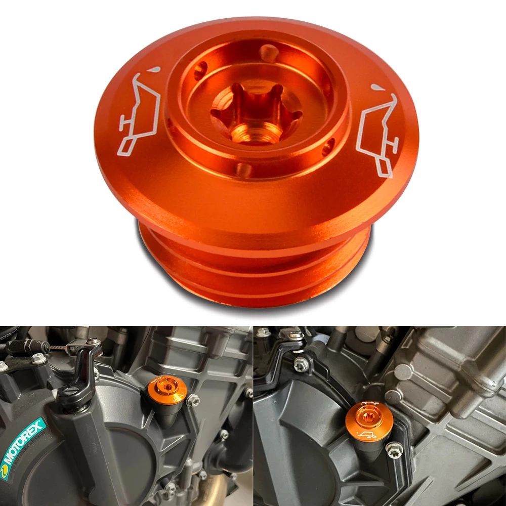 For 2020-2022 KTM 890 Duke R Oil Filler Cap Cover for KTM 790 Duke 2018-2022 990 Super Duke R 2007-2011 990 Super Duke 2005-2011