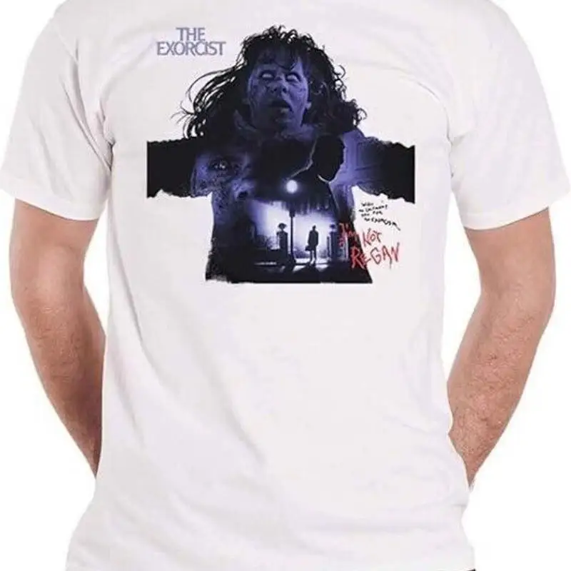 جديد ملصق طارد الأرواح الشريرة 1973 فيلم رعب رجل خمر تي شيرت