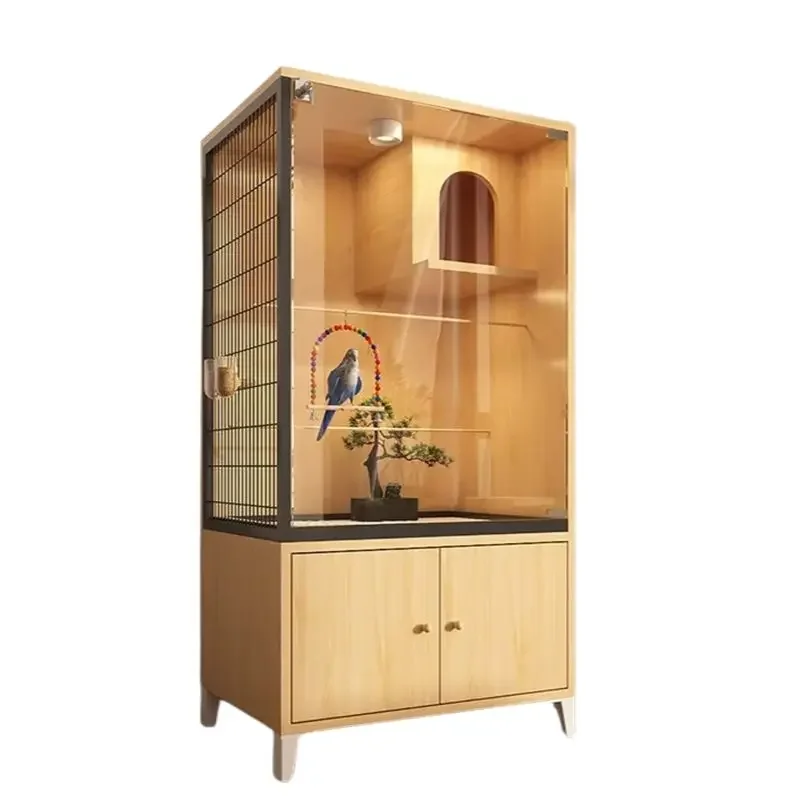 Canary Luxury Bird Cagess Feeder Hammocks Outdoors Pigeon Carrier Bird Cagess Travel Decors Voliera Uccelli Pet Decoration