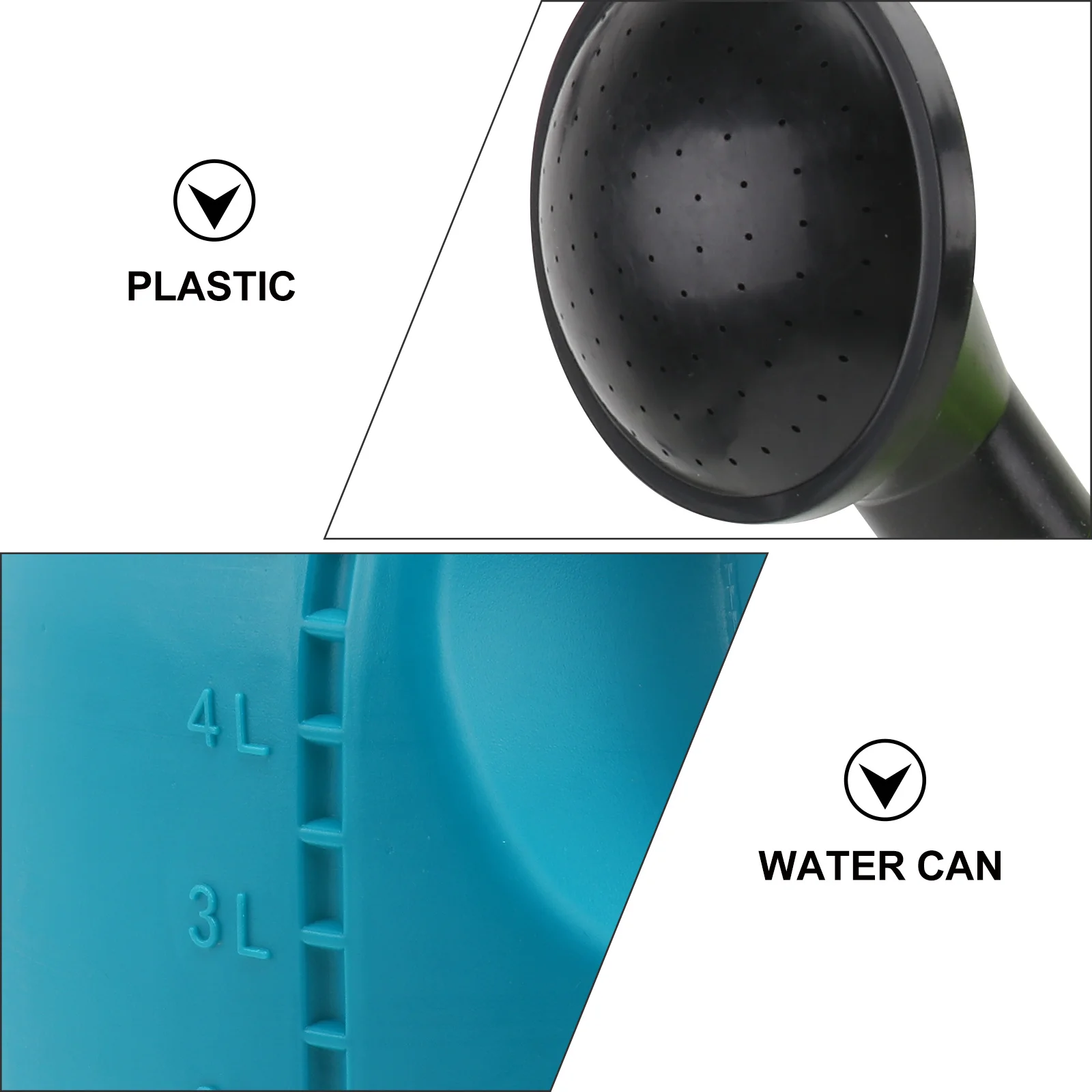 

1Pcs Watering Can Plastic Thickened Large Capacity Sprinkling Bottle for Garden Flower Plants Bonsai Balcony Indoor Outdoor Use