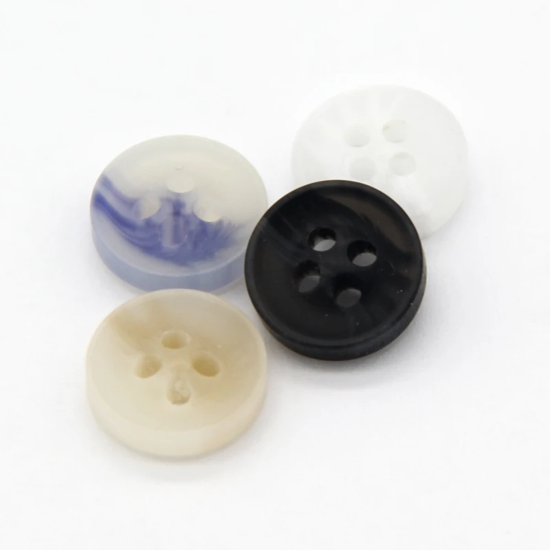 HENGC 9/10/11mm Mini Horn Pattern Resin Shirt Sewing Buttons For Clothing Children Coat Doll Decorative Accessories DIY Crafts