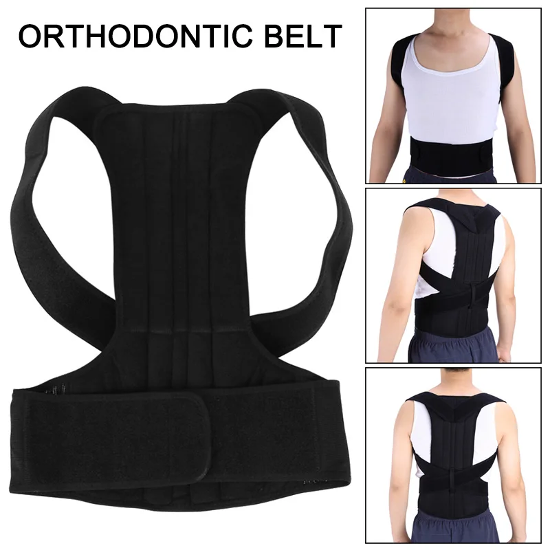 Back Posture Corrector For Men Women Adjustable Back Shoulder Support Back Correction Trainer Correction Brace Belt Band S-XXL