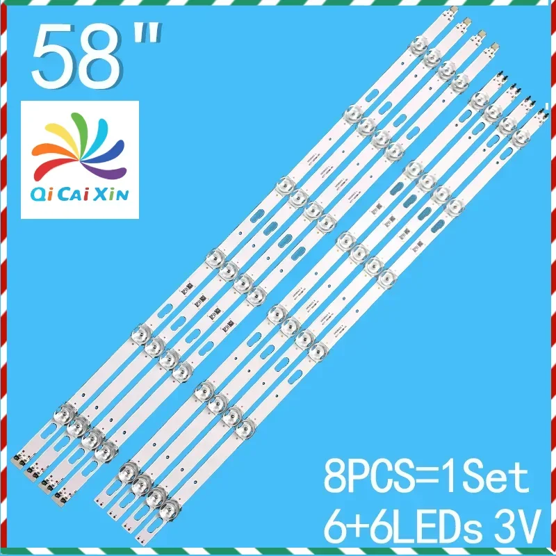 

LED backlight suitable for Samsung UN58TU7100 UN58TU7000 UE58TU7100UE58TU7000 UN58TU7020 BN96-50458A BN96-50459A UN58TU6900UN58T