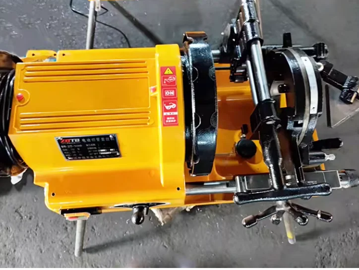 2 Inch  3inch New Electric Pipe Cutting and Threading Machine Tapping Machine Stainless Steel Pipe Firefighting Pipe Tool