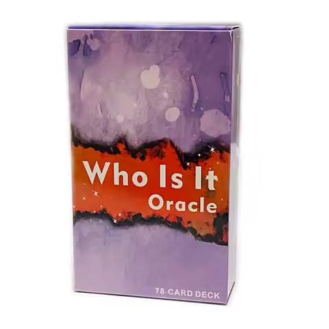 Who Is It Oracle Cards 78 Cards Divination Deck English Vision Edition Tarot Board Playing Game For Party