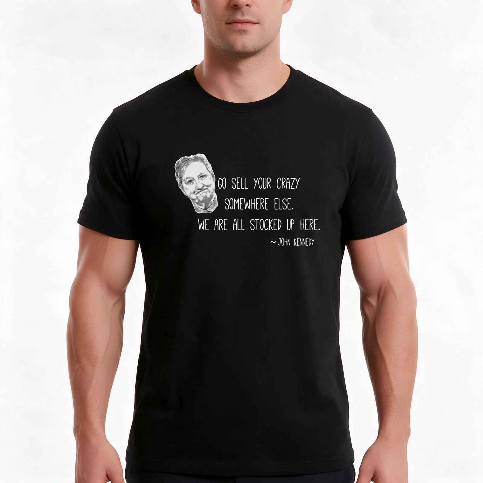 Funny Senator John Kennedy Saying T-Shirt Summer Casual Cotton Tee Oversized Streetwear Tops Vintage Graphic Print