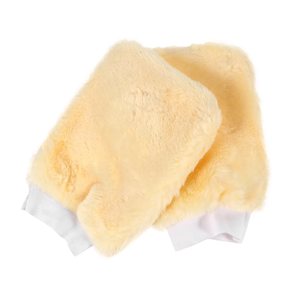 1Pair Premium Microfiber Car Wash Mitt Heavy-Duty Dirt-Removal Cleaning Glove for Cars Windows Bath Floors Auto Detailing Tool