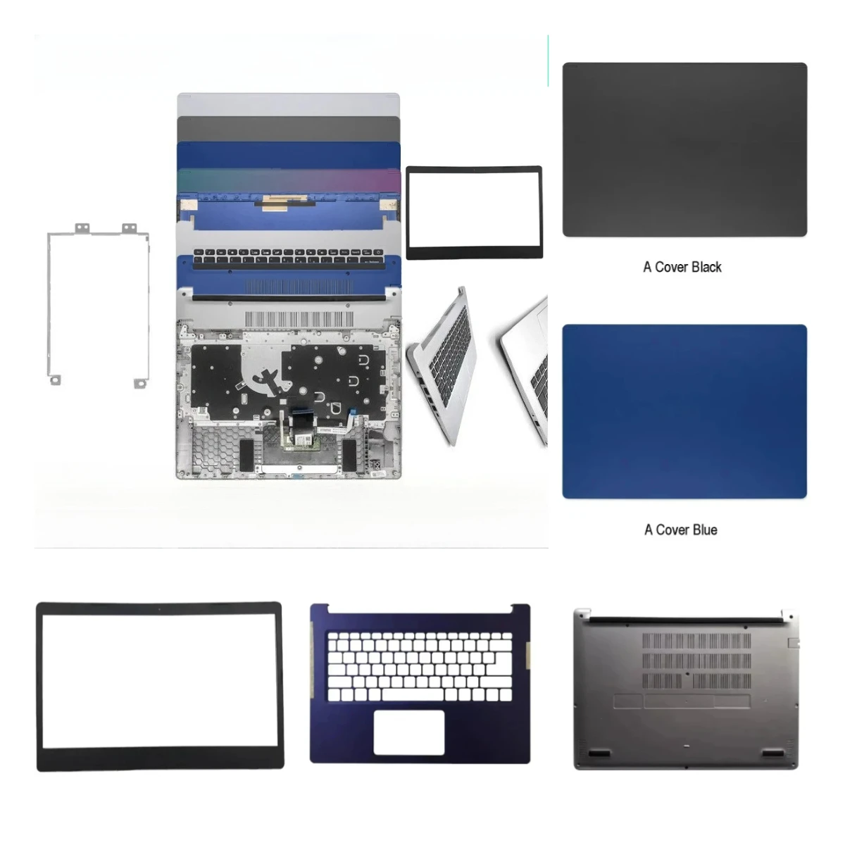 New suitable for Aspire A514-52 N19H2 A514-53 S40-51 laptop LCD back cover, front panel, palm rest, keyboard bottom shell Hinge