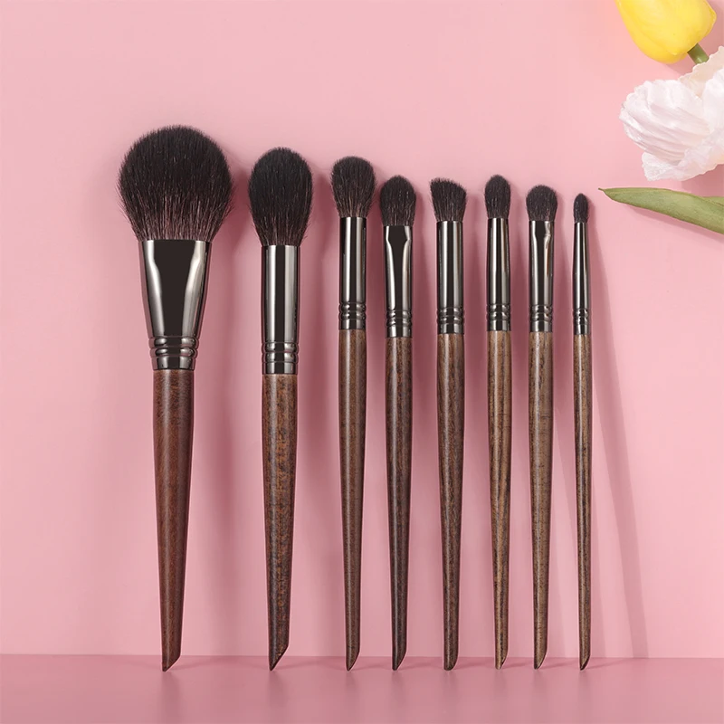 OVW Professional Makeup Brushes Set Natural Goat Hair Cosmetics Eyeshadow Powder Concealer Highlight Diffuse Brush Set