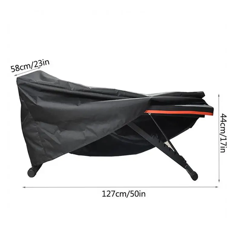 Indoor Outdoor Fitness Training Bench Cover 600D Oxford Polyester Waterproof Breathable Gym Exercise Weight Bench Cover