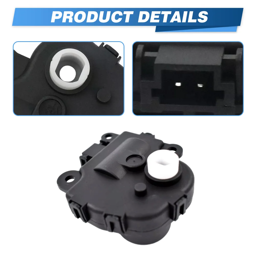 

HVAC Heater Blend Door Actuator for Buick Allure LaCrosse Cadillac Chevrolet Impala Corvette Pontiac Grand Prix 604-108 2Pins