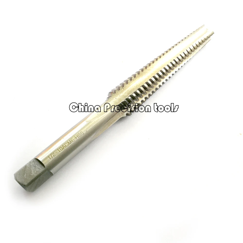 HSS Right Hand Acme thread  tap ACME 3/8 7/16 1/2 5/8 3/4 7/8 Trapezoidal threads taps 3/8-12 7/16-12 1/2-10 3/4-6 5/8-8 7/8-6