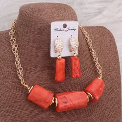 Dudo New Design African Real Coral Beads Jewelry Set For Wedding Women