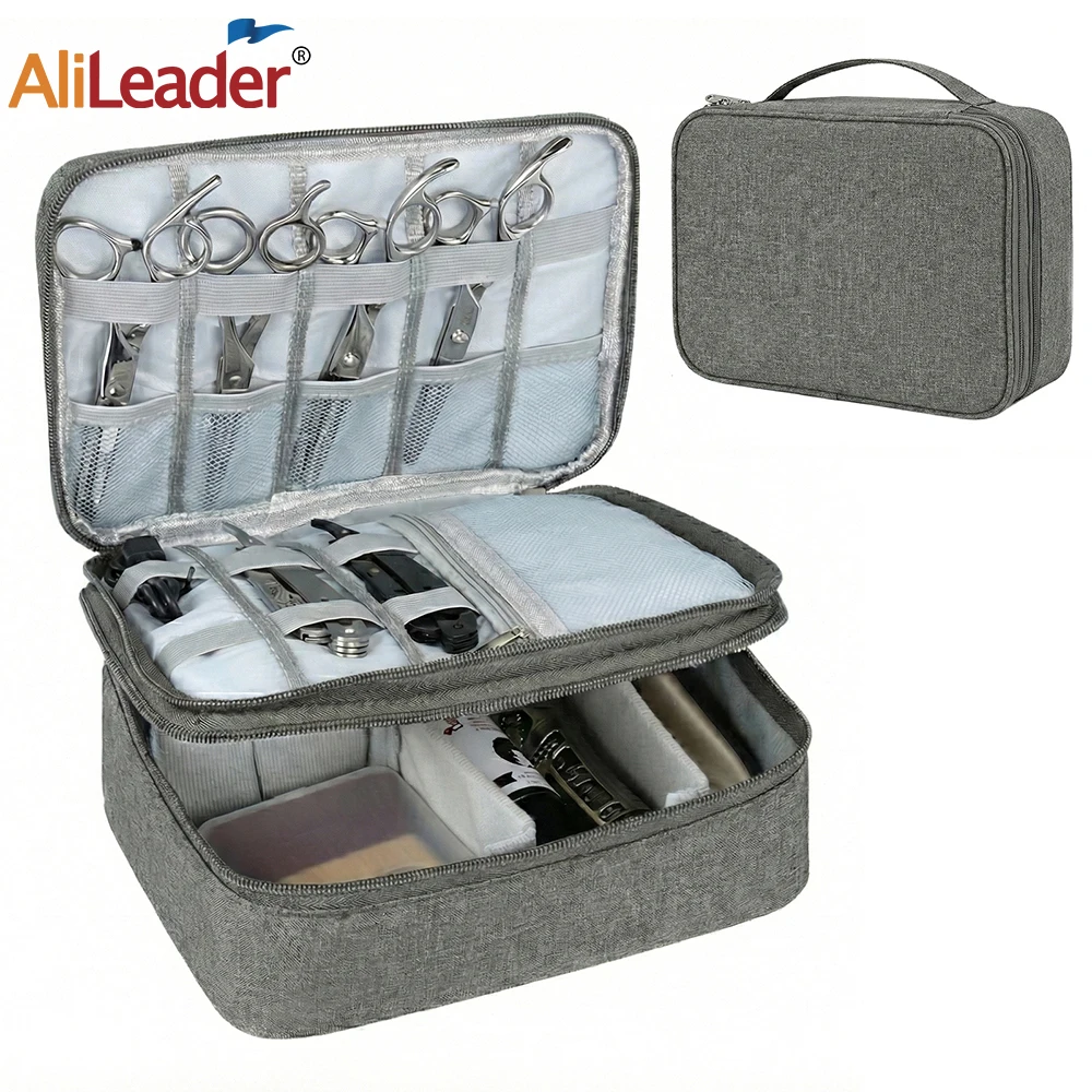 

Двухслойные сумки для парикмахерских инструментов и принадлежностей, органайзер для машинок для стрижки волос и бритв для мужчин