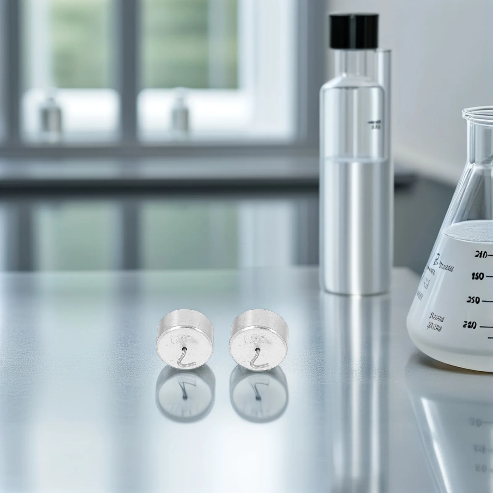 

10Pcs Hooked Calibration Weights Iron Durable for Scientific Lab Experiments Physics Study Calibration