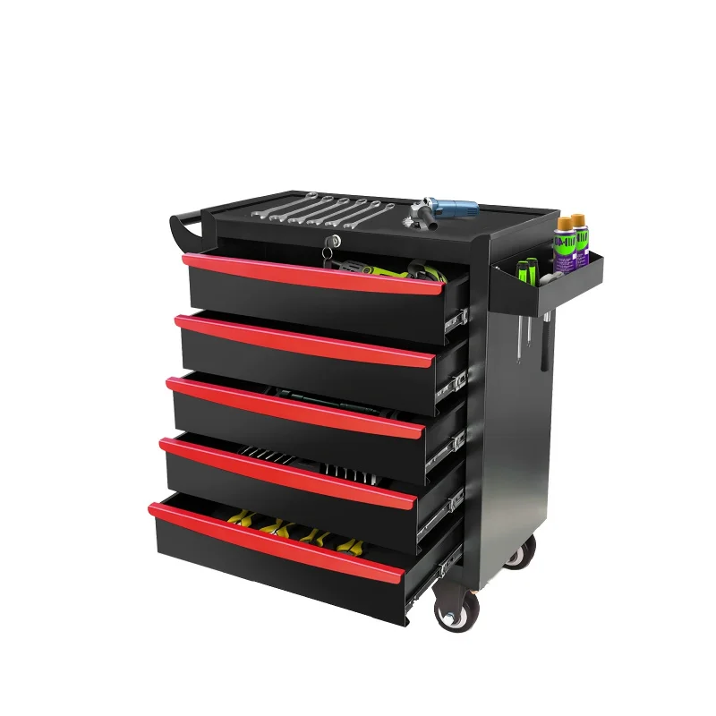 5-Layer Removable Drawer Toolbox, Durable Multi Functional Tool Cart Storage Cart Suitable For Home Storage