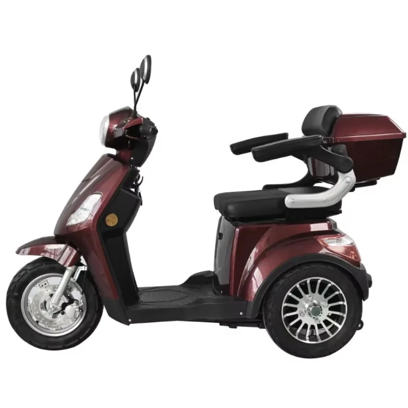 3 Wheel for Seniors 1000W Brushless Motor Lithium Battery Long Range with Seat & Storage Box Electric Tricycle