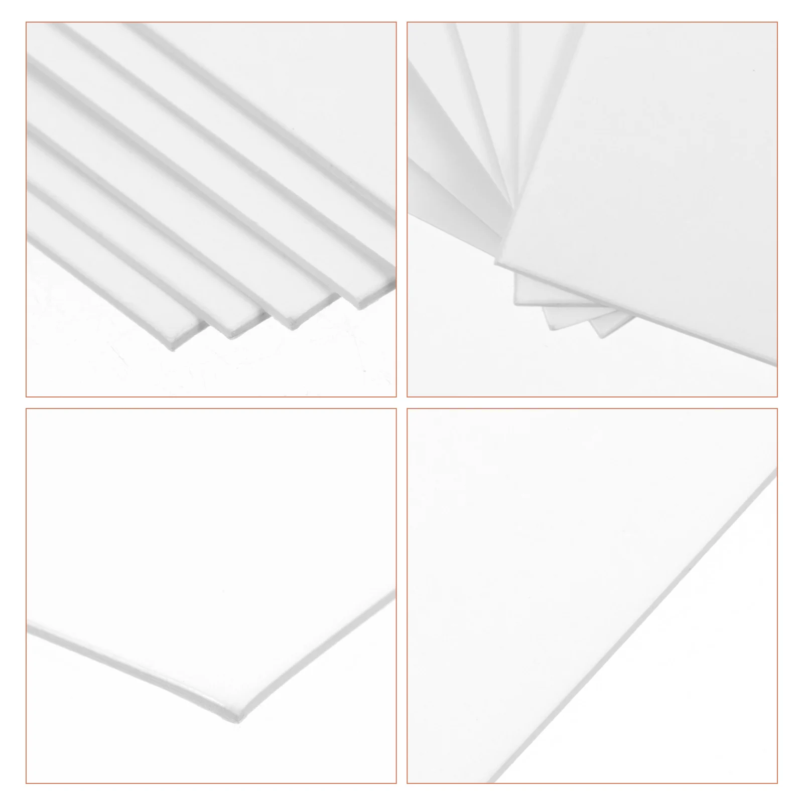 

30pcs Game Card Protection Paper Thick White Cardstock Cover For Diy Invitations Postcards Heavy Craft Supplies Friction