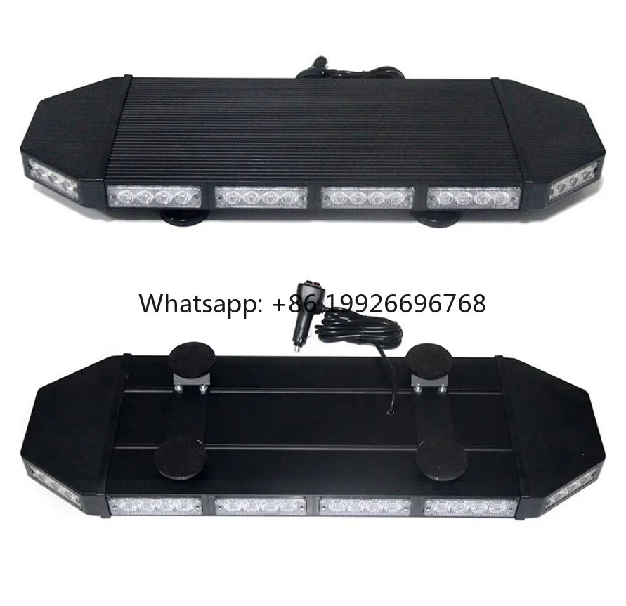 High Bright Magnetic Mount Led Beacon Heavy Duty Towing Truck Recovery Magnet Led Mini bar Car Flashing Strobe Beacon
