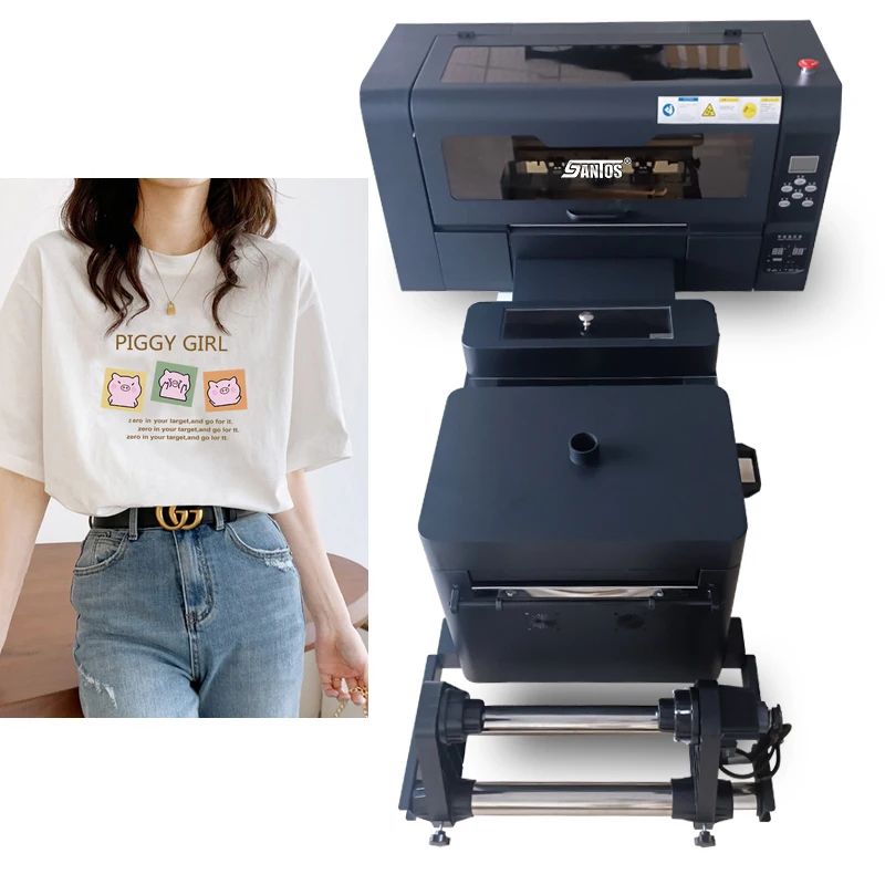 A3 Dtf Printer 30Cm Dual Xp600 Printhead Direct To Transfer Film Dtf Printer For All Fabric