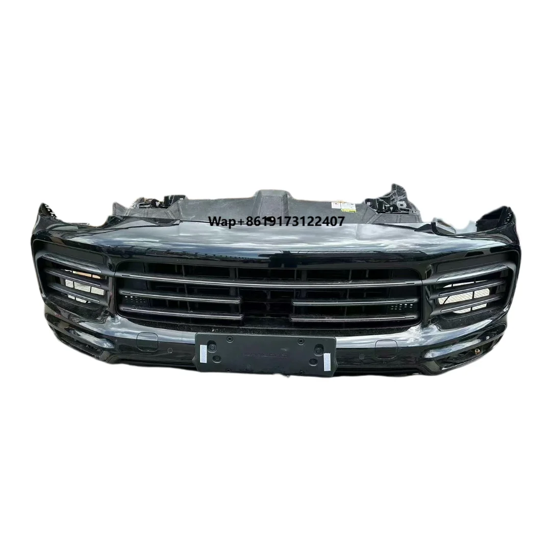 For 2020-  Front Bumper Grille Headlight Radiator Intake Hood Combination