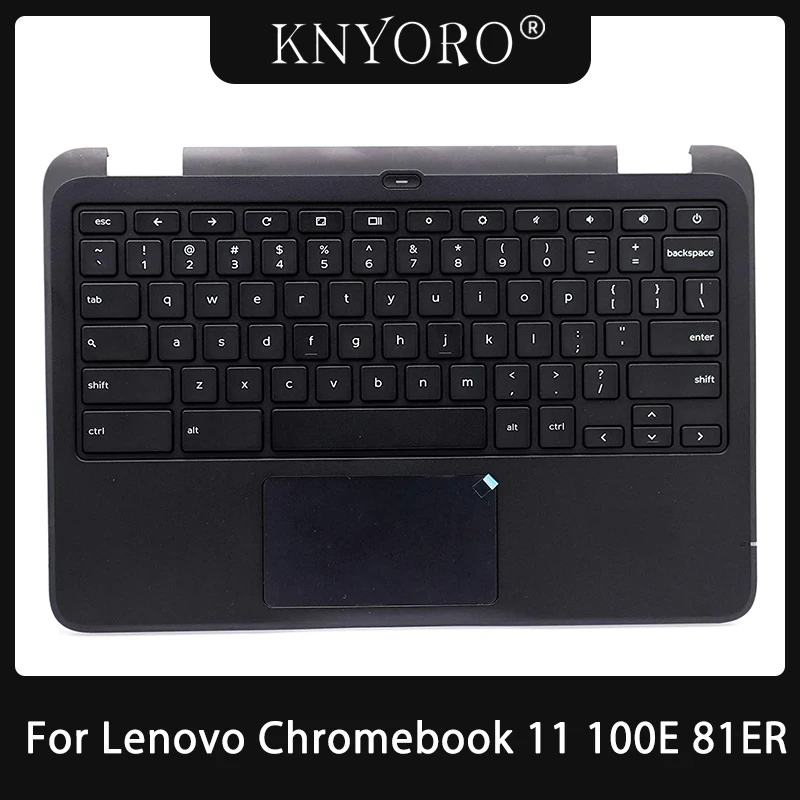 

NEW US Keyboard Laptop Case for Lenovo Chromebook 11 100E 81ER Palmrest Upper Housing Cover With Touchpad 5CB0R07036 SN20Q37024