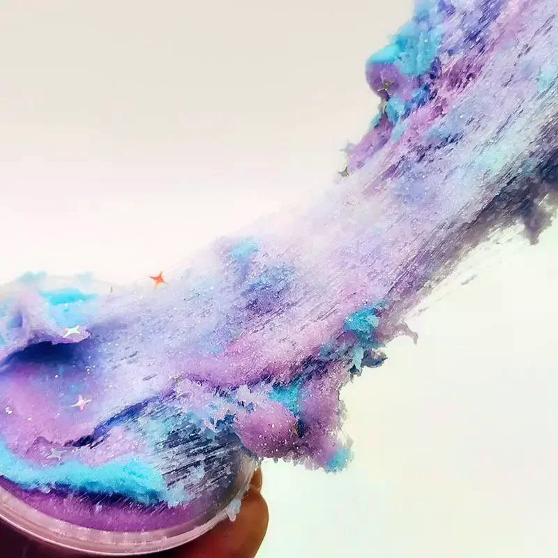 ชุดของเล่นดินน้ำมันสี 60 มล. ลายเกล็ดหิมะ 1 ชุด สำหรับบีบคลายเครียด เล่นเกมส์ ของเล่นสไลม์ ชุดดินน้ำมันเนื้อผิวสัมผัสนุ่ม ไม่ติดตะกอน