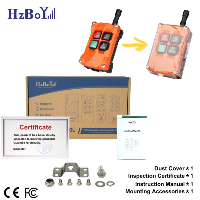 F21-2S Hoist Crane Transmitter And Receiver  Industrial Remote Control