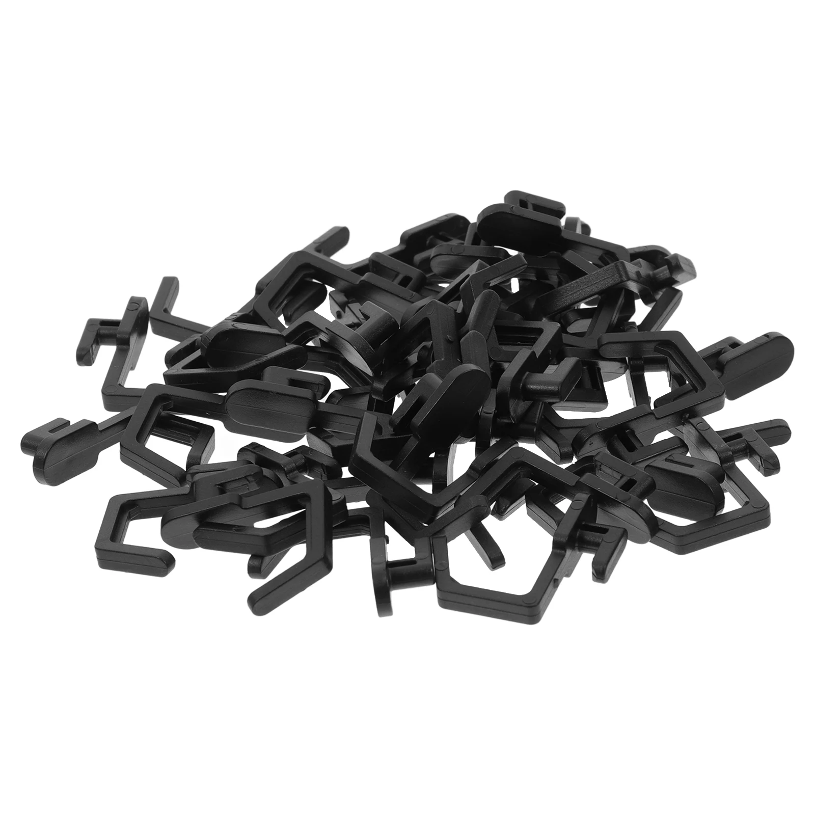 

40pcs Pegboard Black Peg Board J Hooks Pegboard Accessories Wall Hooks For Home Office Garage Storage Kitchen Bedroom