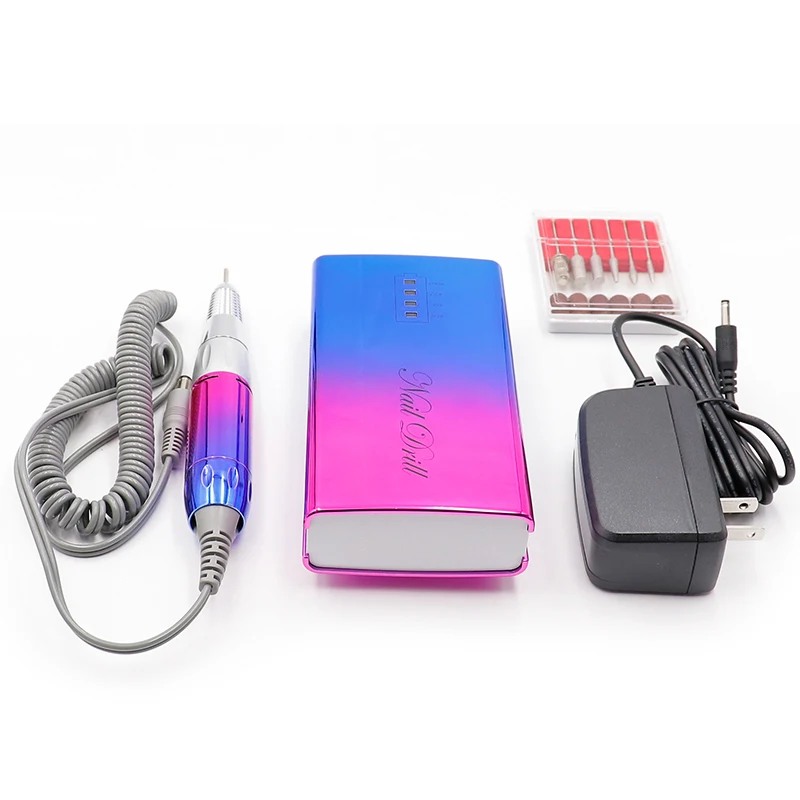 

Customer Crazy for this 2021 wireless rechargeable portable nail polish machine with 30000 rpm electric nail drill and file