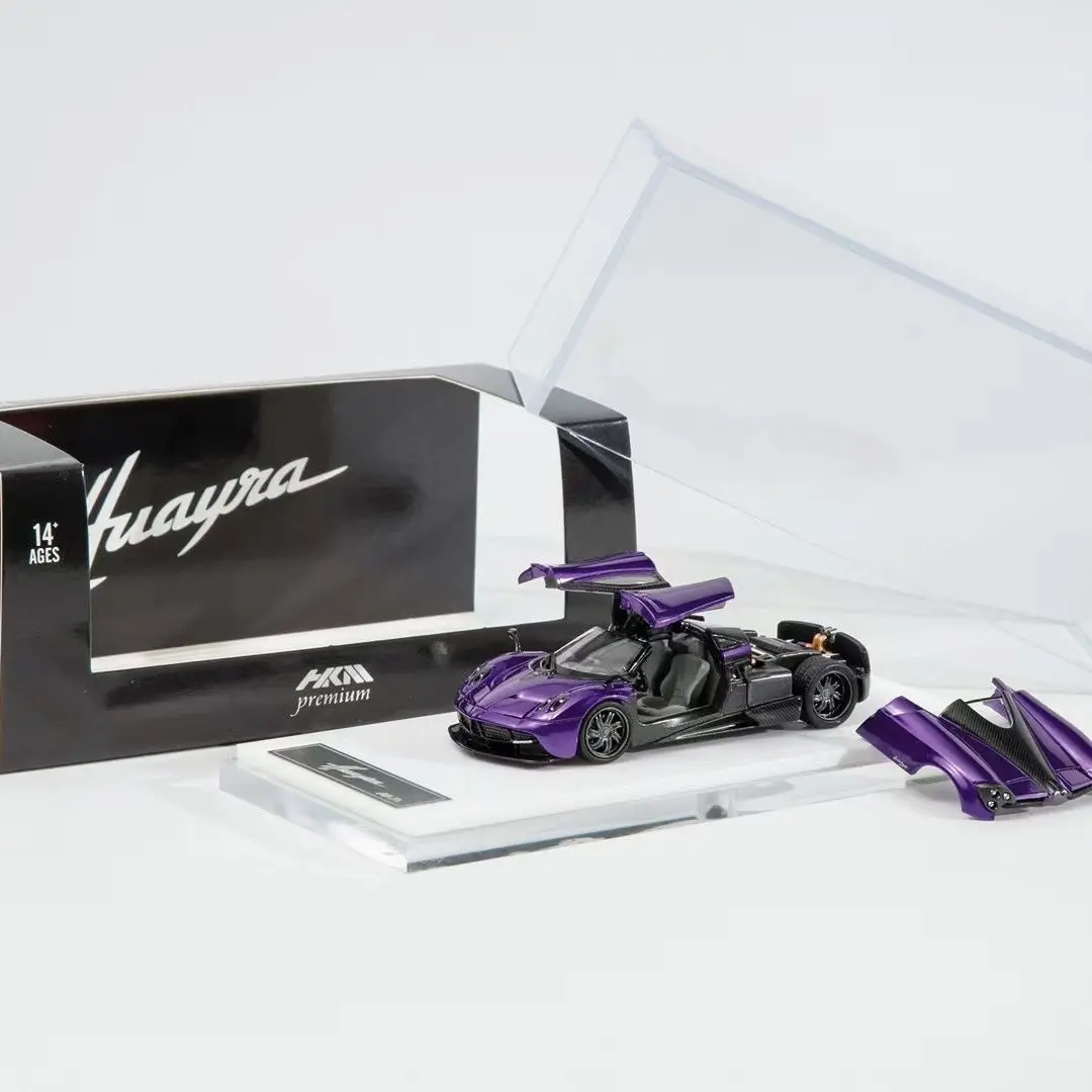 Spot HKM Premium 1:64 Pagani Huayra Modello di auto in lega con porta aperta