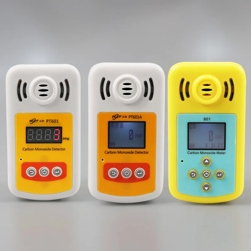 Product Testing PT601 Carbon Monoxide Detector Portable Industrial CO Tester Toxic Gas Concentration Detector