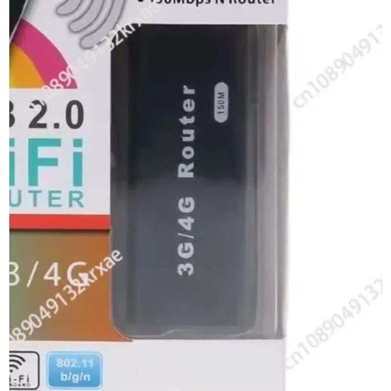 Portable Mobile WiFi Hotspot, 150Mbps Mini 3G WiFi Modem Router, Car Wireless WLAN Sharing MiFi Device