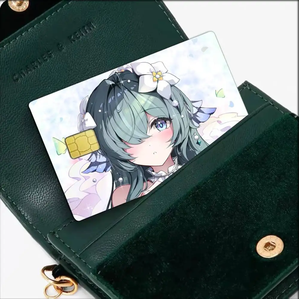 vodyanitsa Genshin Impact Waterproof Film Skin Cover Credit Card Stickers Debit Front Bank Bus Pass