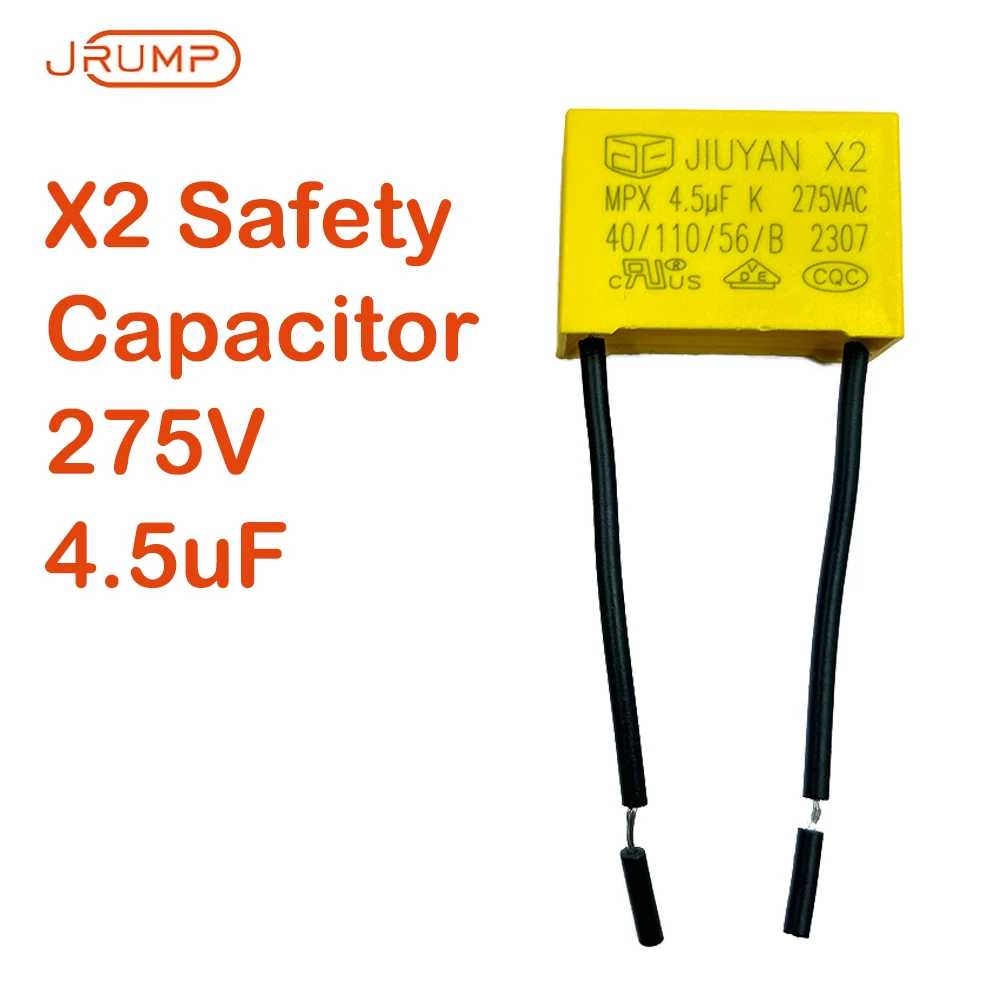 JRUMP 275V 4.5uF Anti-Flicker X2 Safety Capacitor for No Neutral Wire Smart Light Switch – High Quality & Reliable