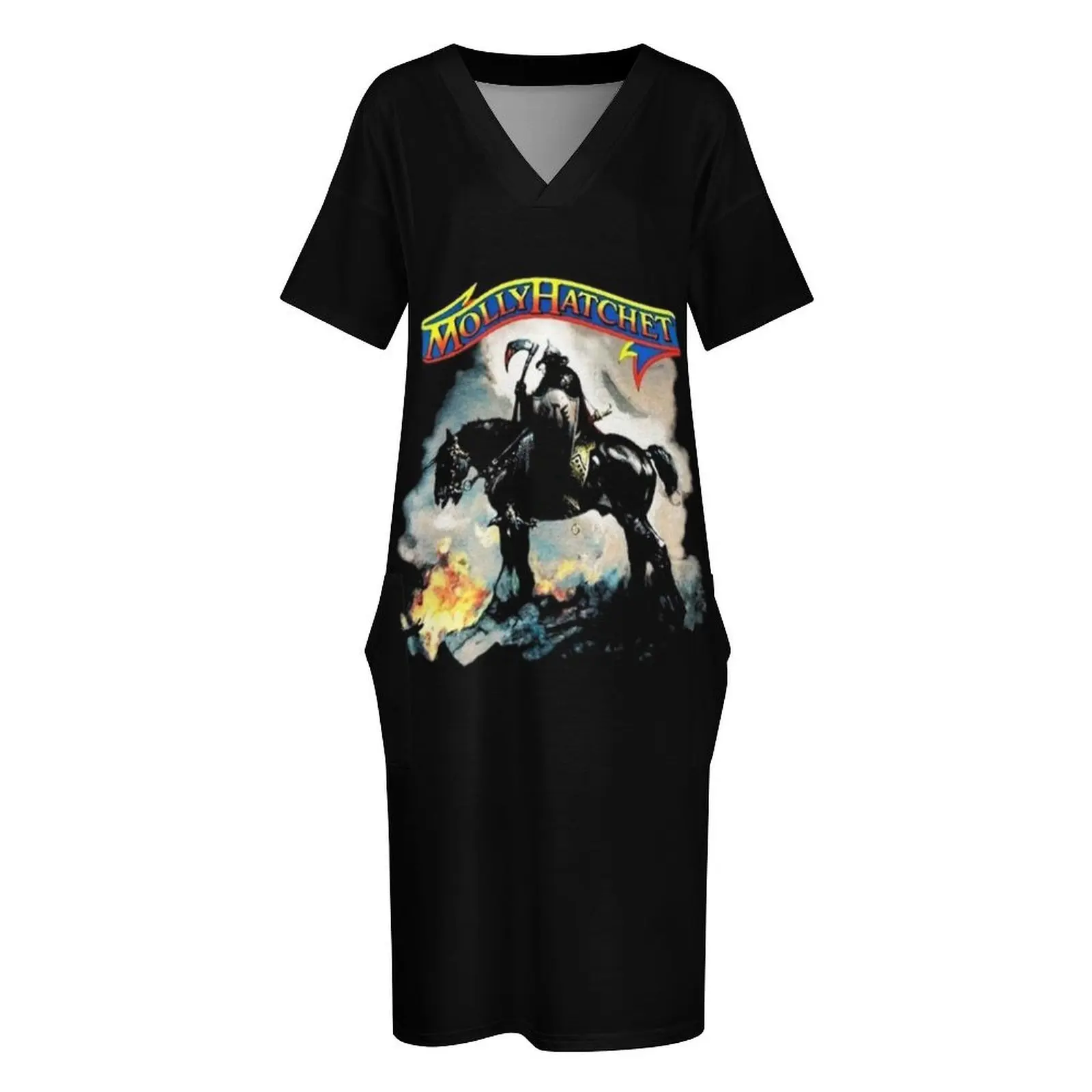 Best trending molly hatchet Loose Pocket Dress birthday dresses for women prom dresses summer dresses evening dress women