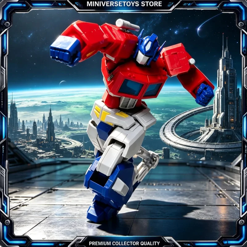 MD005 KO SS86 Optimus Prime G1 Figura de Robot Transformable de la Película con Accesorios de Brazo de Megatron, Modelo de Acción Deformable, Regalo de Cumpleaños