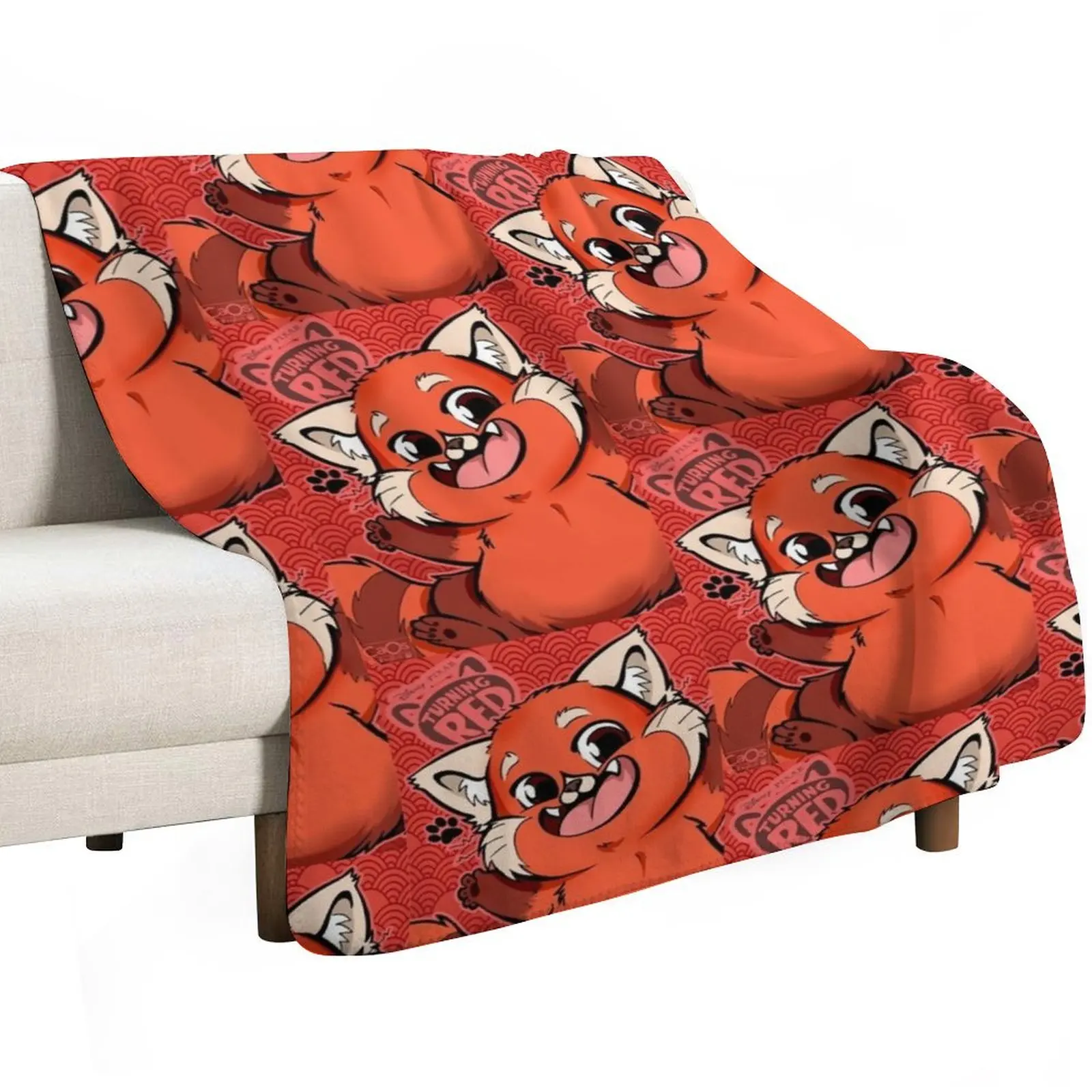 TURNING RED FANART_CAOSDIBUJITOS Throw Blanket Soft Comfort Blanket for Reading Watching TV