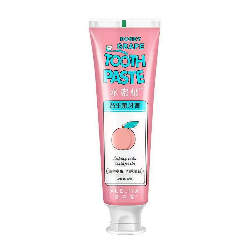 Fruit-Flavored Toothpaste Complete Care Peach And Grape Flavor Toothpaste Whitening Toothpaste