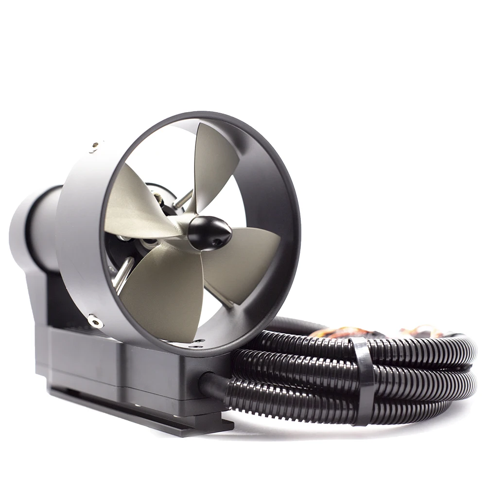 AQ1020 Pro 24V 1500W Inner Rotor Full Metal Underwater Thruster Motor with Built-in ESC for Paddle Board Kayak