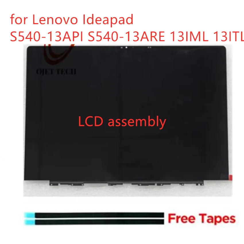 F Laptop LCD Screen Assembly replace for Lenovo Ideapad S540-13API 13ARE 13IML 13ITL WQXGA 2560X1600 Display Replacement 2019 20