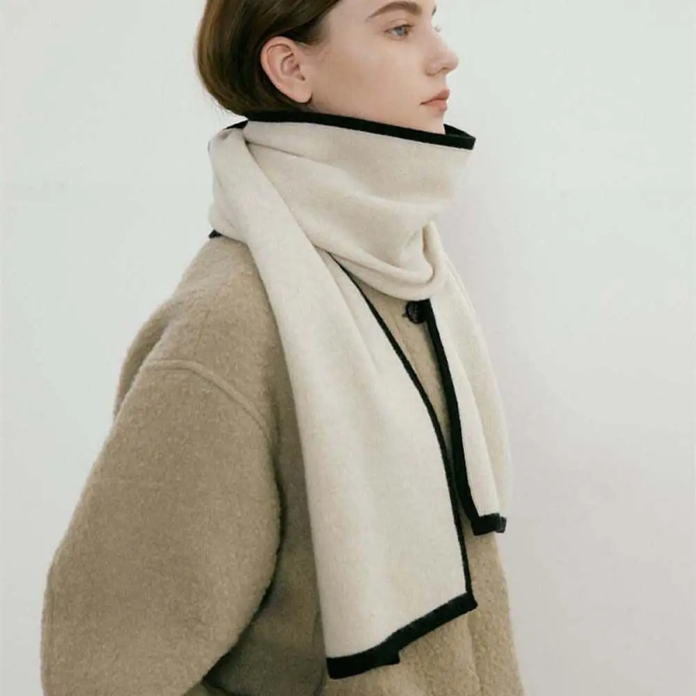 

Модные корейские зимние аксессуары, длинный шейный шарф, имитация пашмины, грелки для шеи, шаль, женский шарф, кашемировые шарфы