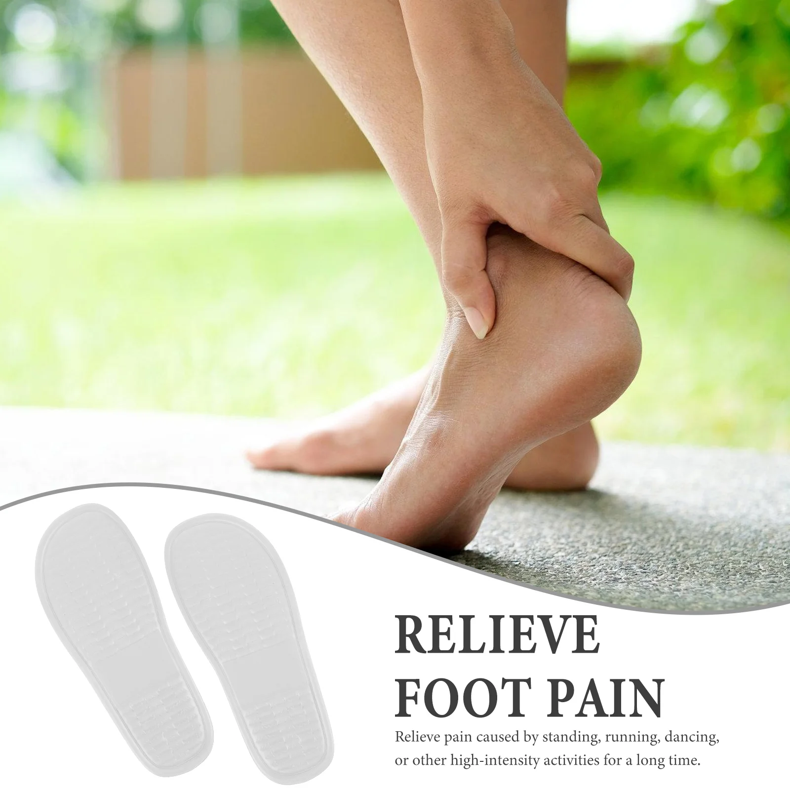 زوج واحد من وسادات القدم المتينة المقاومة للاهتراء من إيفا، ملحقات أحذية محمولة مريحة احترافية للجري الدائم #1