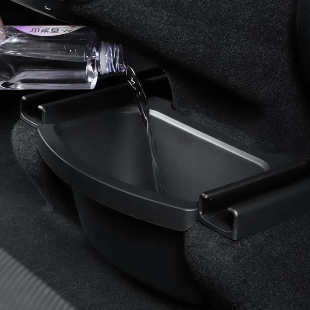For Tesla For Model Y 2025 2026 Rear Center Console Organizer with Snap in Design for Efficient Storage and Vehicle Organization